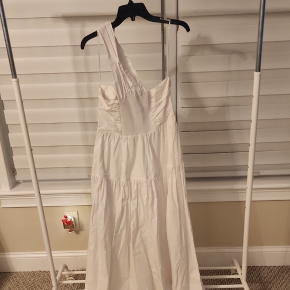 A.L.C. Aubrey White Dress Size 10 $550 - Picture 7 of 8